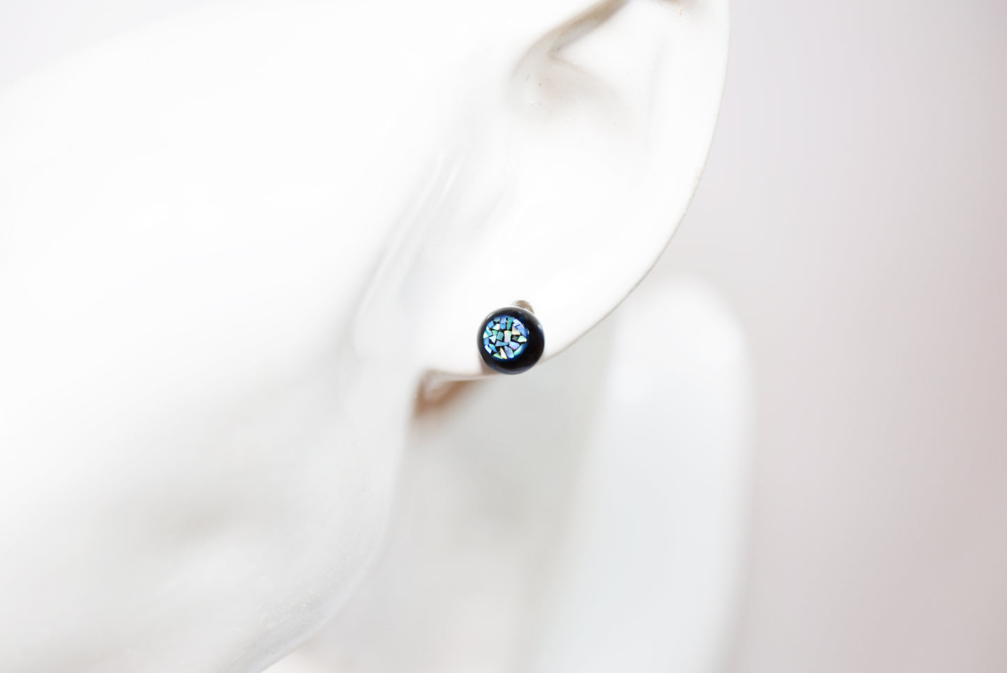 螺鈿×琥珀 MAMORIピアス
